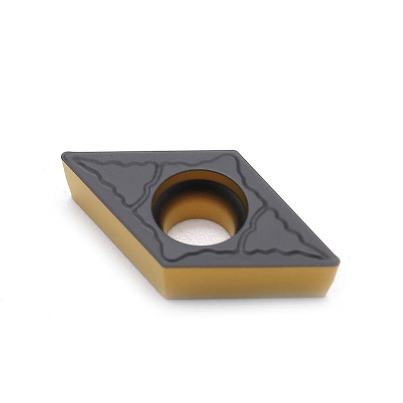 CDBP Turning Insert DCMT 11T304 DCMT32.51 for Turning Steel CVD Coated 10pcs DCMT11T304-MD