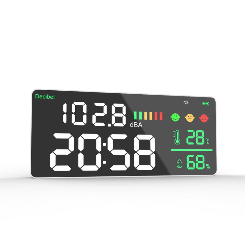 GCEU-T4-DM165A-C Noise Meter Digital Decibel Sound Meter Temperature Meter ℃ Sound Lev