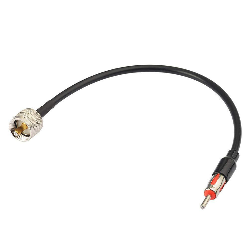 Eightwood PL259 UHF Male to Motorola AM/FM Male Plug Extension Lead 12 inches Coax RG58 for Radio Antenna Receiver