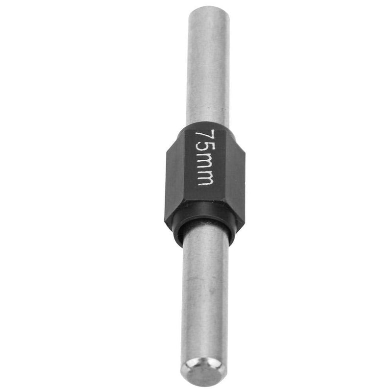 External micrometer standard calibration block, universal stainless steel calibration rod (25/50/75/100mm) for checking detection (75mm) 75mm