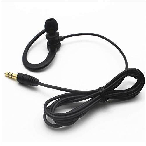 Single Side Earbud Headphones Stereo in-Ear Earphone Ear Hook Earpiece for iPhone Android Smartphones MP3 Players
