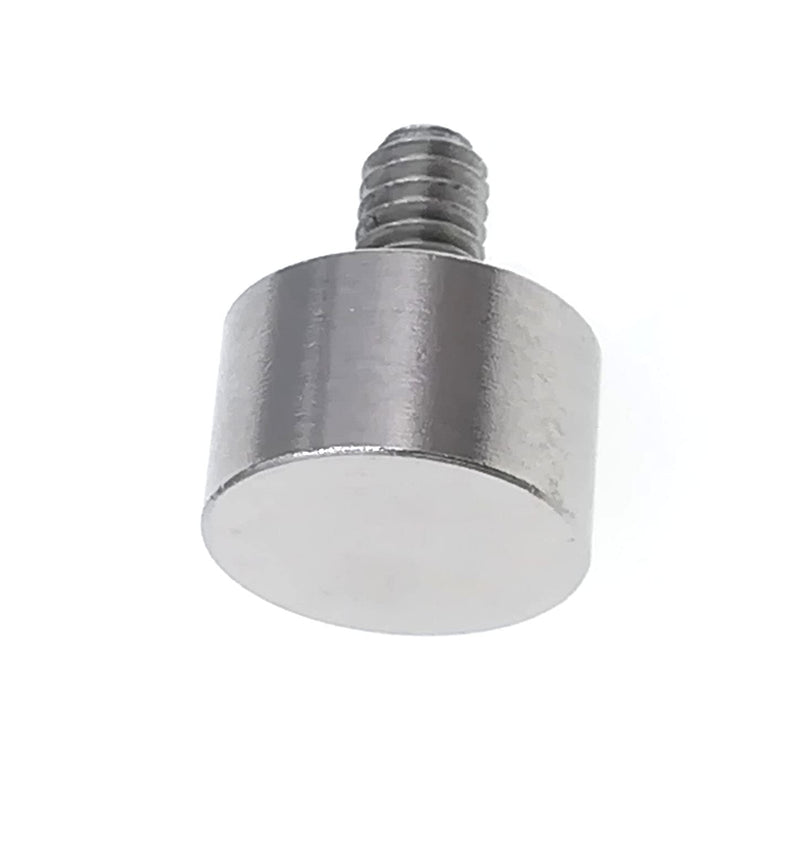 SUXING Flat Contact Points 5/16" Diameter 3/16" Long for Dial Digital Indicator Depth Gauge Thickness Gauge 4-48 UNF Thread (4-48UNF 5/16“ Diameter) 4-48UNF 5/16“ Diameter