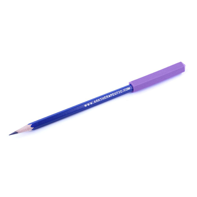 ARK's Krypto-Bite Pencil Topper Chewable Tubes - Made in The USA (3 Pack of Xtra Xtra Tough, Lavender)