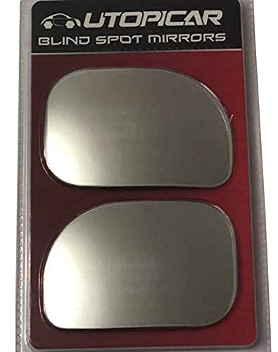 Blind Spot Mirrors XLarge for SUV, Vans, Pick up Trucks with Big Door Mirrors Only | Engineered by Utopicar car accessories (2pack)