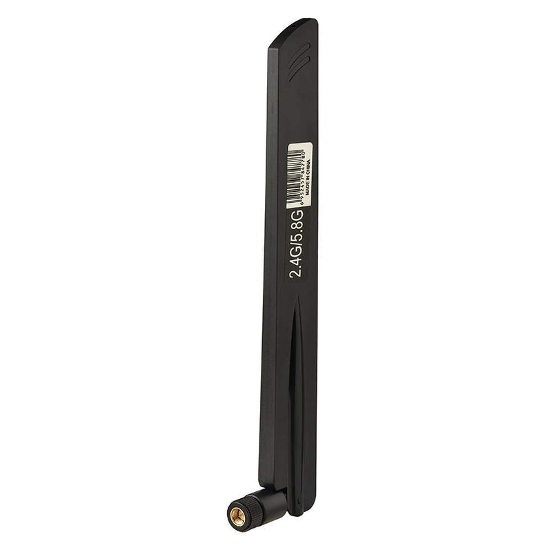 Eightwood 2.4GHz 5GHz Dual Band WiFi Antenna 9dBi Omni SMA Male Antenna for Backup Camera, Security Camera, FPV Drone, ISM, Smart Home Devices 1 pack