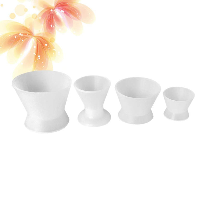 Healifty Dental Silicone Mixing Cup Lab Rubber Mixing Cup Self Coagulation Practical Dental Oral Cup