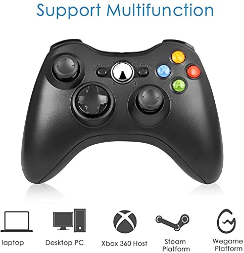 Lyyes Xbox 360 Wireless Controller with Vibration Controller for Xbox 360