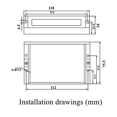 DM556 stepper motor driver, DC 24V-50V 1.0A-5.6A 2 phase stepper motor driver stepper motor driver CNC digital microstep stepper driver stepper motor controller for 42/57 stepper motor control