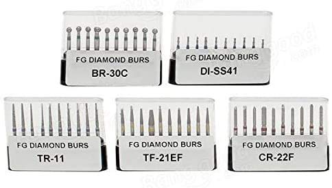 50pcs Diamond Burs FG Diamond Burs