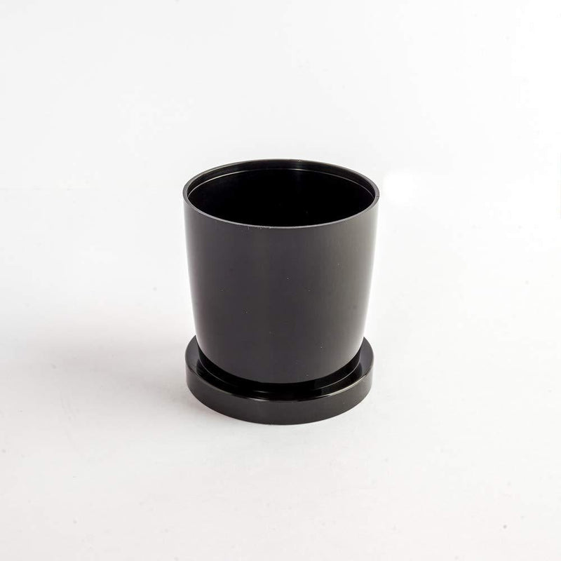 Finum Coffee Sprinter Pour Over Brewing Filter with Micro-Fine Stainless Steel Mesh, For a Single Cup, Black
