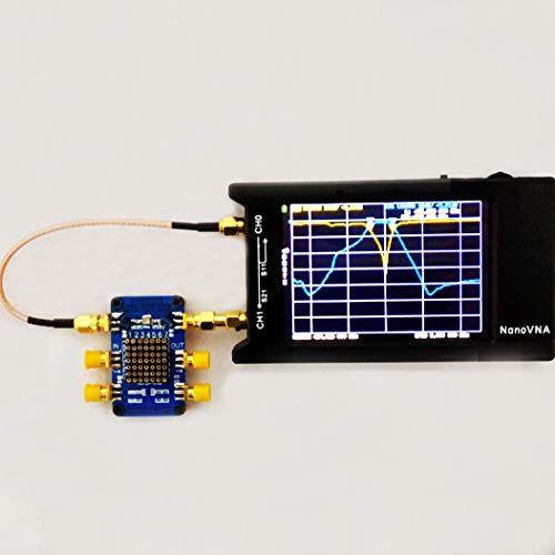 Nanovna Testboard Kit Network Analysis Test Demo Board Compatible with DIP Quickly Assemble a Simple RF Circuit and Evaluate Performance on The NanoVNA