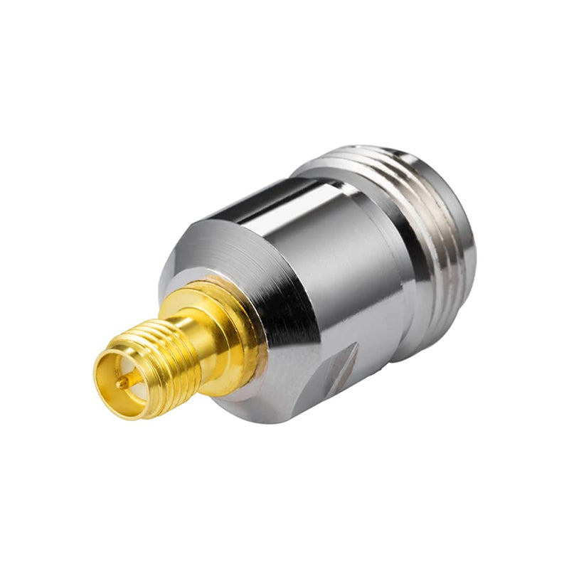 POBADY 2PCS RP-SMA Female to N-Type Female Adapter RP-SMA WiFi Antenna Adapter for WLAN Outdoor WiFi Antenna RPSMA WLAN 4G WiFi Router Wirelesse Router Bluetooth RP-SMA F to N F