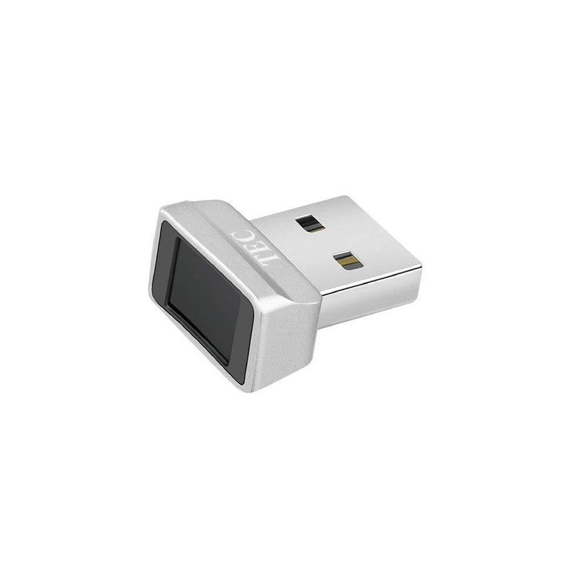 TEC Mini USB Fingerprint Reader for Windows 10 Hello, TEC TE-FPA2 Bio-Metric Fingerprint Scanner PC Dongle for Password-Free and File Encryption, 360Â° Touch Speedy Matching Security Key