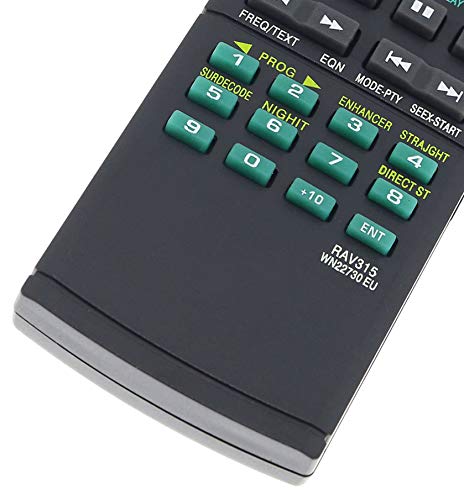 UBay RAV315 WN22730 AV Receiver Remote Control Replaced for Yamaha Audio Video Receiver RX-V561 HTR-6050