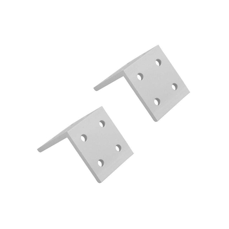 Akozon 2pcs 2040 Corner Bracket L Shape Connector Corner Angle Bracket Connection Joint Aluminum Profile