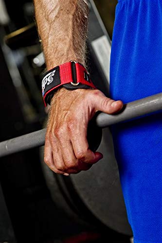 Schiek Sports Model 1900 Ultimate Grip Weight Lifting Straps - Large - Black