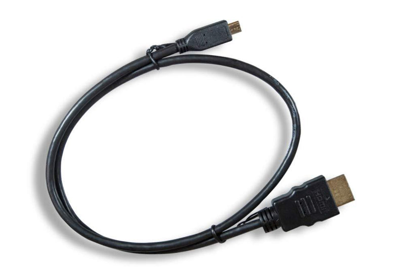 Cablelera Micro HDMI to HDMI 34AWG 1', Black Color (ZC95B1MM-01) 1ft