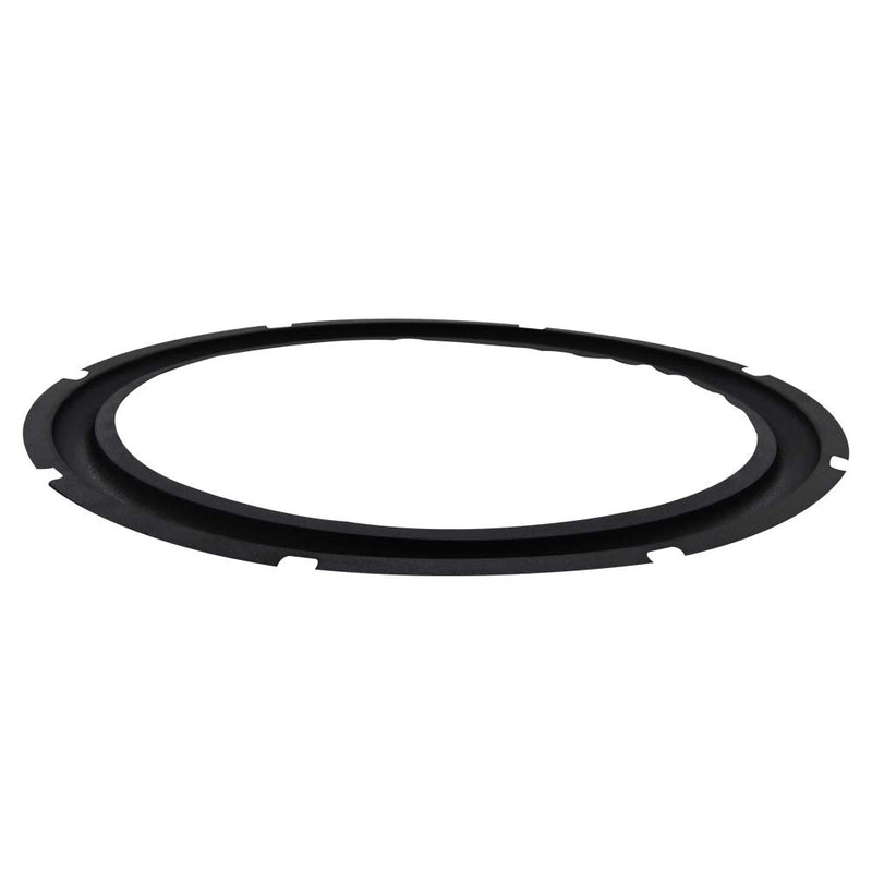 Fielect 12 Inch Black Notch Speaker Rubber Edge Surround Rings Replacement Parts for Speaker Repair or DIY 1pcs