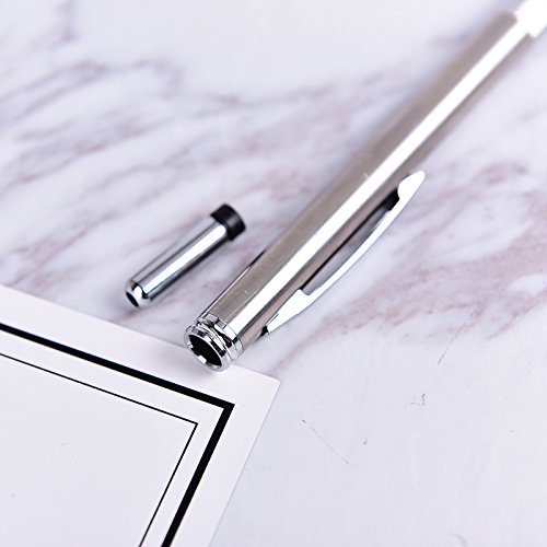 WarmShine 3 PCS 3.0mm Metal Mechanical Drafting Pencil 3.0 Lead Holder Automatic Draughting Mechanical Drafting Pencil + 12 Leads(Silver)