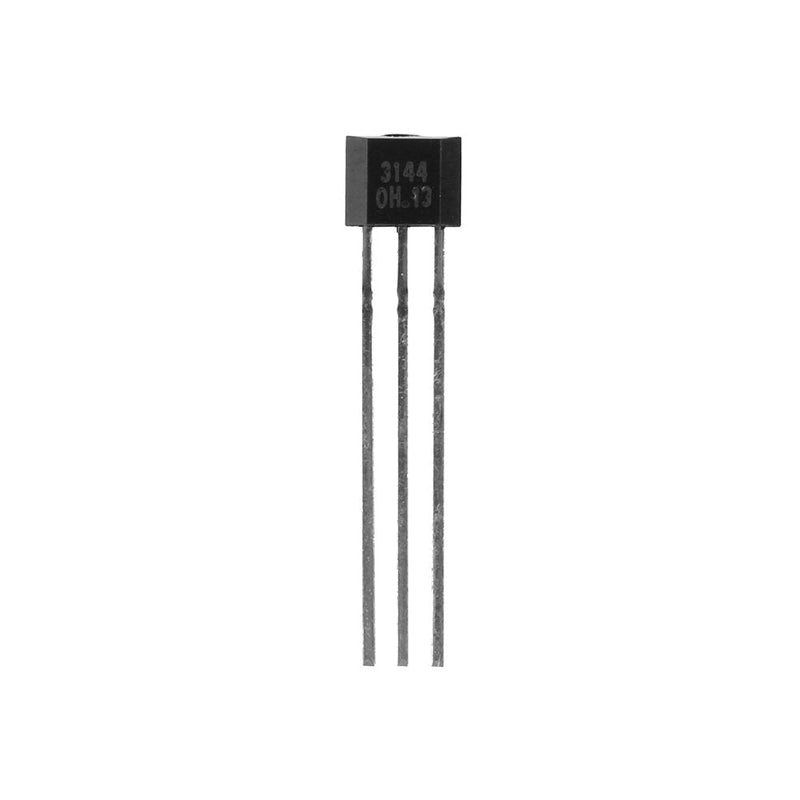 Pack of 10 Linear Hall Effect Sensor, A3144 3144E OH3144E Magnetic Detector 3 Pin Sensitive Switch SWITCHES TO-92UA 3pin SIP