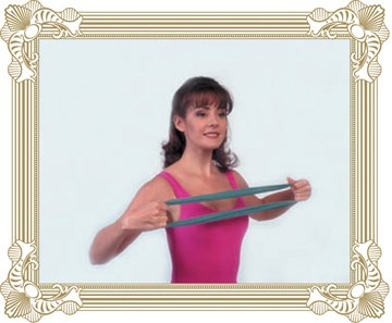 Cando 10-5282 3 Piece Low Powder Moderate Exercise Band PEP Pack Latex
