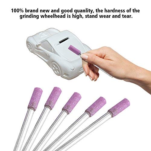 50pcs Sharpening Grinding Wheel Polishing Grinding Head Rotary Tool with 4mm Grindstone Points