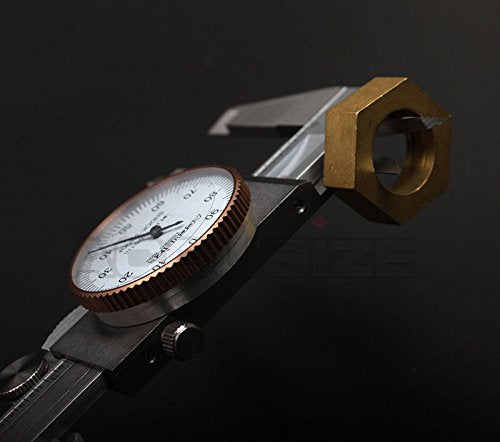 Accusize Industrial Tools 0-6 inch by 0.001 inch Precision Dial Caliper, Stainless Steel, in Fitted Box, P920-S216 0-6"