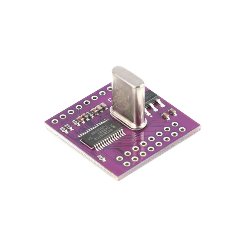 JESSINIE 2Pcs SC16IS752 I2C SPI to UART Serial Adapter Module Dual Channel UART Conversion Module I2C/SPI Communication Module with Pins