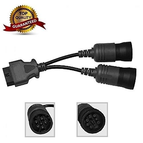 AntiBreak 6+9 Truck Cables 9 Pin 6pin Male J1939 J1708 to 16 Pin J1962 OBD-II Female