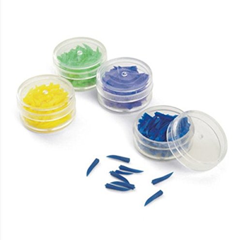 Dental Disposable Wedges Plastic 4 Colour-Coded 400/pk interdental Composite Kit