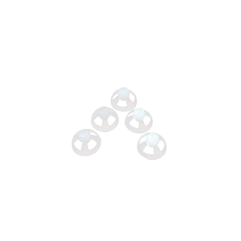 Jungle Care Hearing Aid Ear Piece Open Domes 6mm 5-Pack Comfortable PSAP (Personal Sound Amplifiers Product) Kit Ear Tips Invisible, Perfect for Open Air (Open fit), Except for RIC