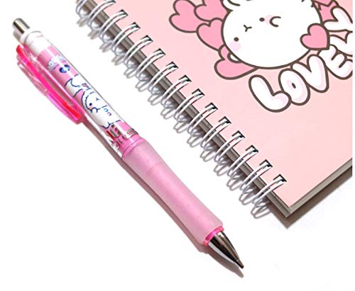 [feel Soon Retail] (4pcs) Molang Characters Automatic Mechanic Pencils (0.5mm)