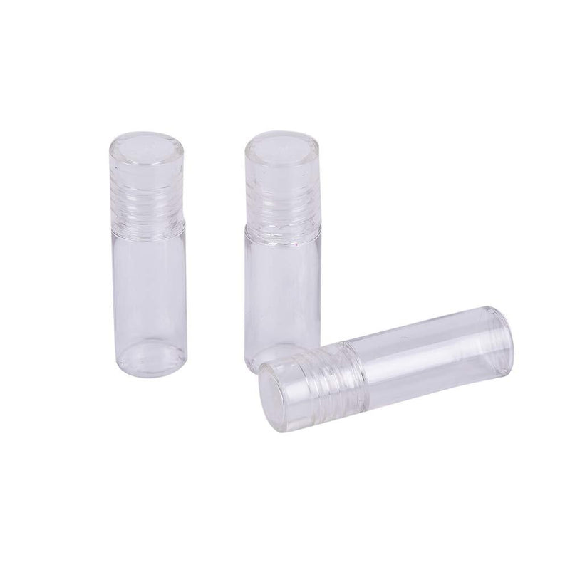Yiphates 20Pcs Mini Clear 3ml Loose Powder Container Plastic Bottle Empty Cosmetic Sifter Loose Powder Jars Container Refillable Bottle