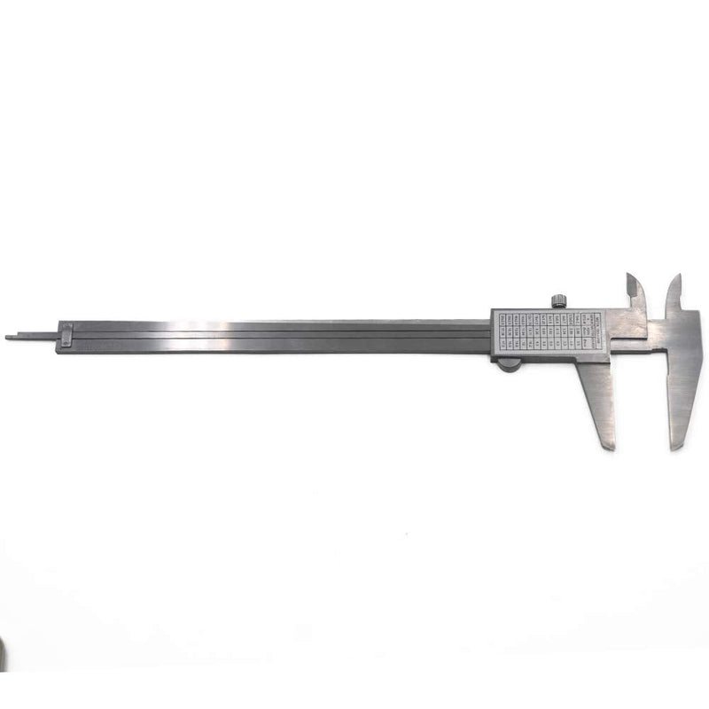 Oudtinx Professional Caliper Vernier Caliper Stainless Steel Hardened Chromeplated Inch/Metric 0-8"/200mmx0.001"/0.02mm 0-8"