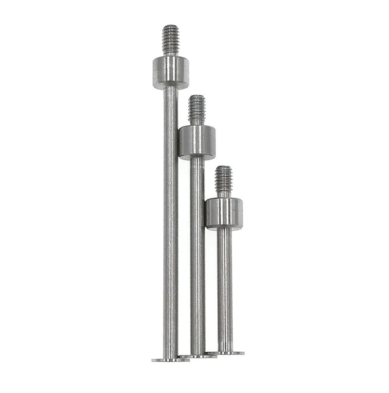 Flat Contact Points for Dial Indicator Depth Gauge 0.4mm Thickness 5mm Diameter M2.5 Thread(A Set) A SET