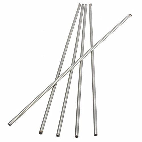 EsportsMJJ 4mm X 3mm 304 Stainless Steel Pipes Length 250mm Stainless Steel Pipe