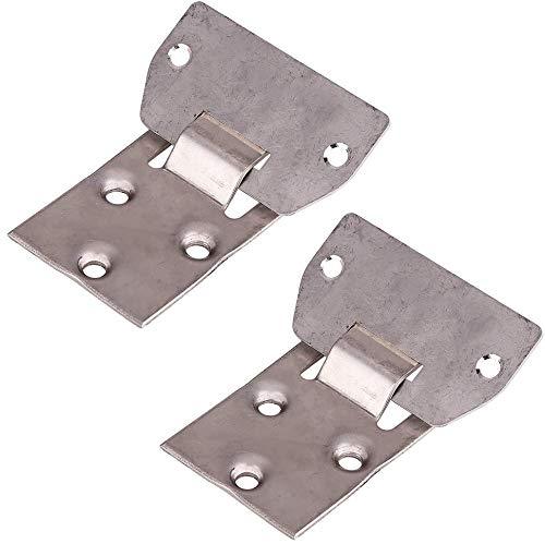 10L0L Golf Cart Seat Bottom Hinge Plate for EZGO(1995-up) TXT/Medalist Golf Cart Set of 2