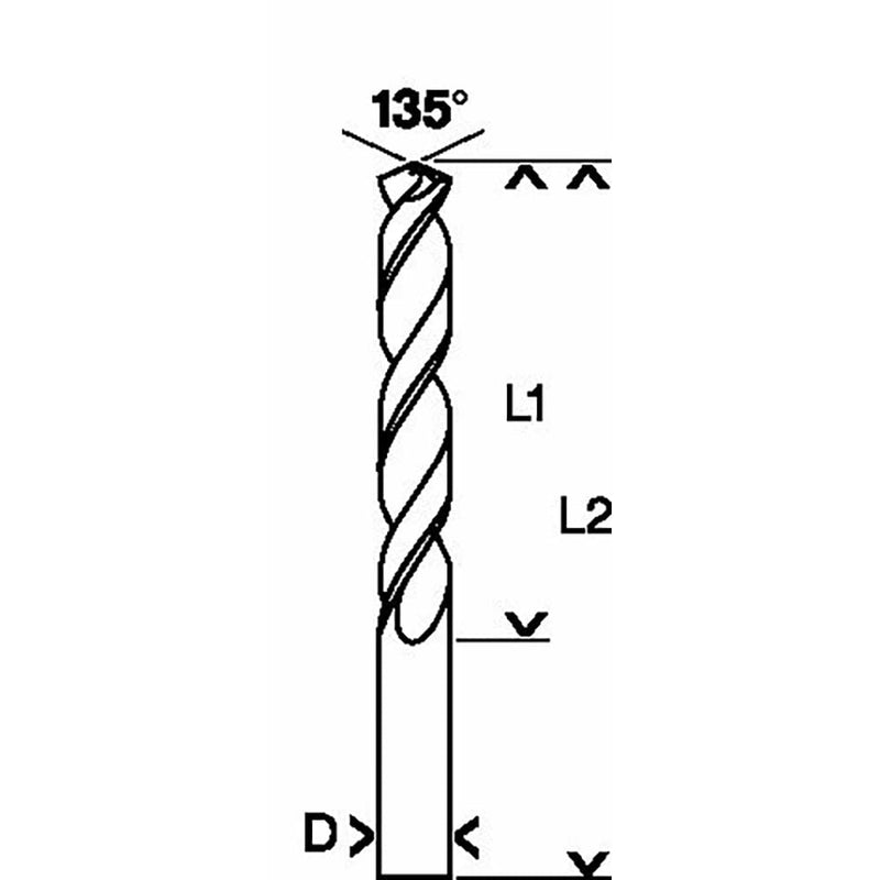 Bosch Accessories Bosch Professional 10x HSS-G metal drill bits (for metal, Ø 4 mm, Robust Line, drill accessories) 10 pieces