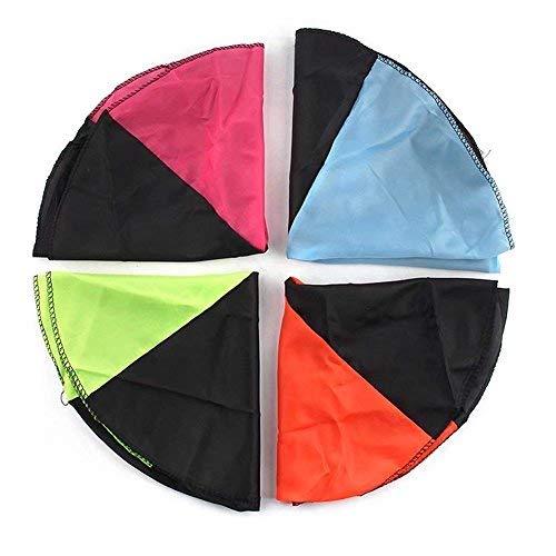 HENGBANG 4PCS Set Tangle Parachute Figures Hand Throw Soliders Square Outdoor Children's Flying Toys | No Strin