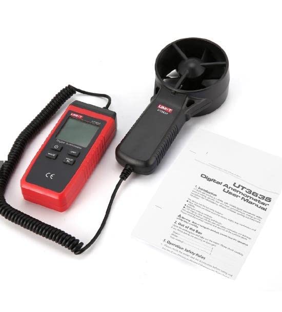 UNI-T UT363S Digital Anemometer 0.4m/s-30m/s -10°C-50°C/14°F-122°F