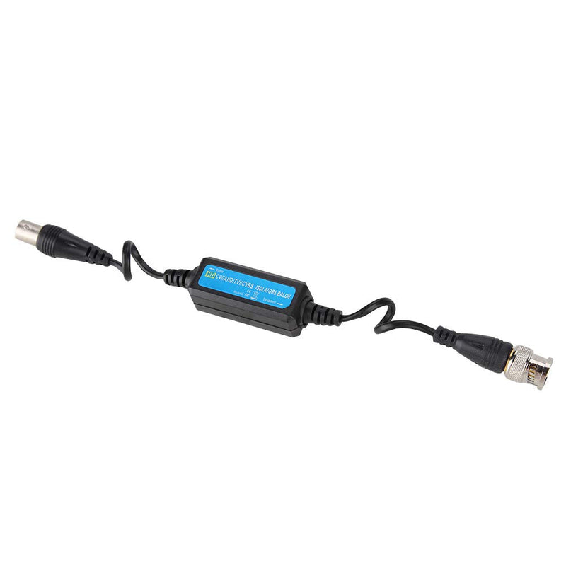 HD-TVI/CVI/AHD/CVBS Ground Loop Isolator Video Balun Coaxial BNC Male to Female for Camera