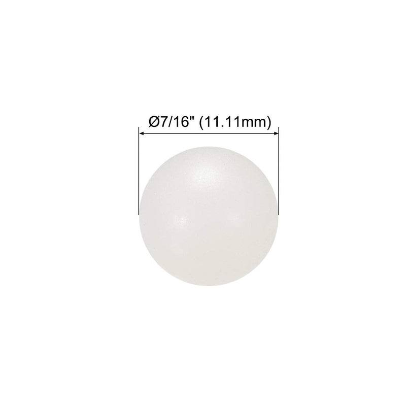 uxcell 7/16-inch PA Nylon Solid Plastic Balls, Precision Bearing Ball 25pcs