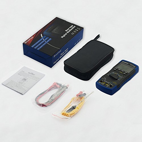 HOLDPEAK Digital Multimeter HP-770HC 6000 Counts Auto Ranging with NCV AC/DC Voltage Current Resistance Capacitor Frequency Temperature 2-HP-770HC Multimeter