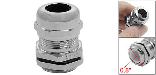 uxcell a11070800ux0066 Waterproof Stainless Steel Cables Gland Connector