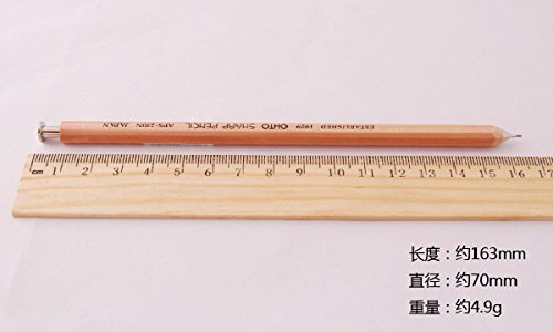 OHTO Mechanical Pencil Sharp Natural Wood Color 0.5mm, (APS-250N) 1