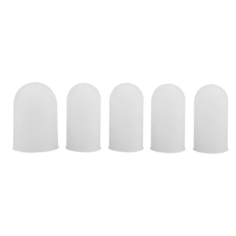 5pcs Silicone Finger Cots Thumbs Cover Protector Fingertip Cots Caps for Heat Cooking Baking Barbecue