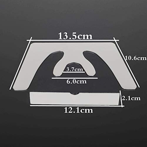 1Set Stainless Steel Dental Fox Plane Plate, Occlusal Maxillary Casting Jaw