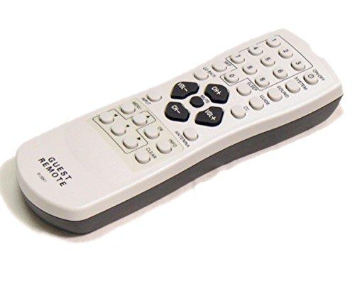 RCA Guest TV Remote for CT Series TVs | Standard Replacement Television Remote. Grey White.