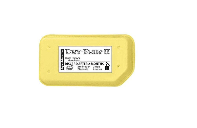 Dry-Brik® II Desiccant Blocks - 3 Blocks (1 Pack of 3 Blocks)| Replacement Moisture Absorbing Block for the Global II and Zephyr by Dry & Store | Hearing Device Dehumidifiers