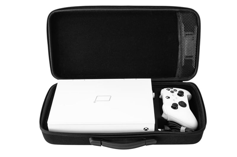 UPspec Gaming xScreen Case - Designed for the xScreen while attached to the Xbox Series S, plus an Xbox controller, the Xbox USB cable and power cable (not included)
